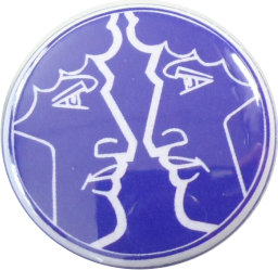 zodiak twins badge blue